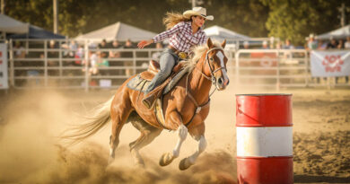 Le Barrel racing